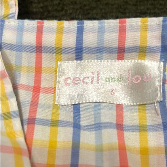 Blue, Yellow and Pink Smocked Ruffled Sundress with Flutter Sleeves - Picture 2 of 7